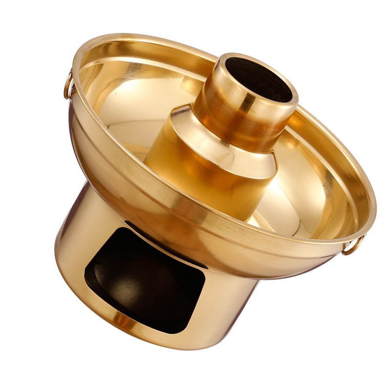 Stainless Steel Dry Ice Hot Pot Light Luxury Exquisite Milk