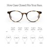 eyebobs Case Closed Wide Premium Unisex Reading Glasses for Men