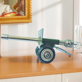 DSQSTMR Firecracker Cannon Mini That Shoots Fire Crackers Firework Cannon Model Small Desktop Ornament