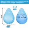 10PCS Pool Cover Weights Winter Pool Water Bag Tarp Water