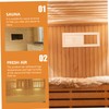 BESPORTBLE Wooden Sauna Air Vent Grille Durable Cedar Ventilation Opening