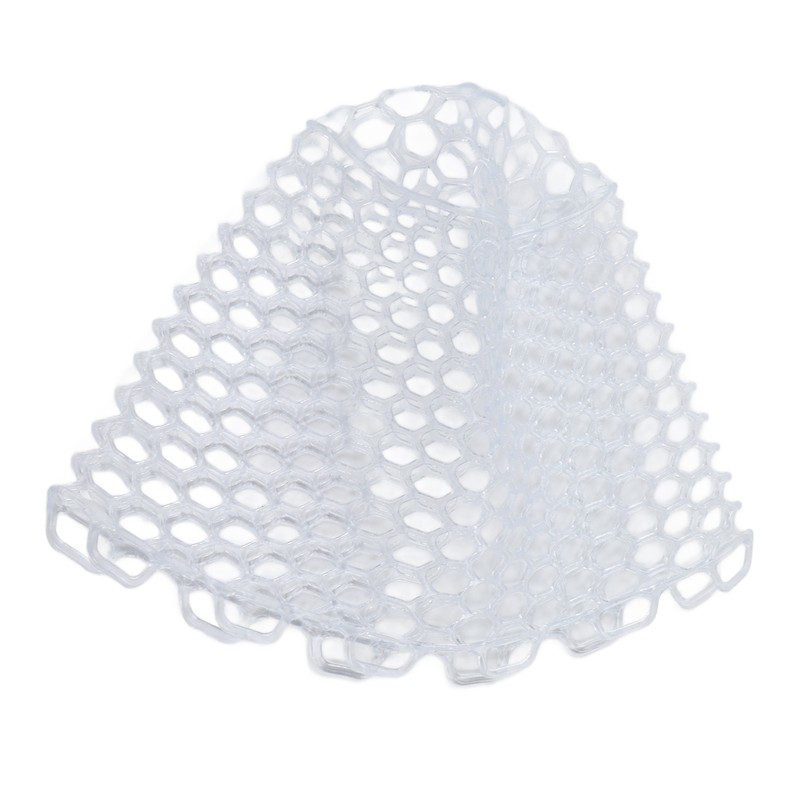 Fly Fishing Landing Net Collapsible Clear Rubber Replacement Bag for