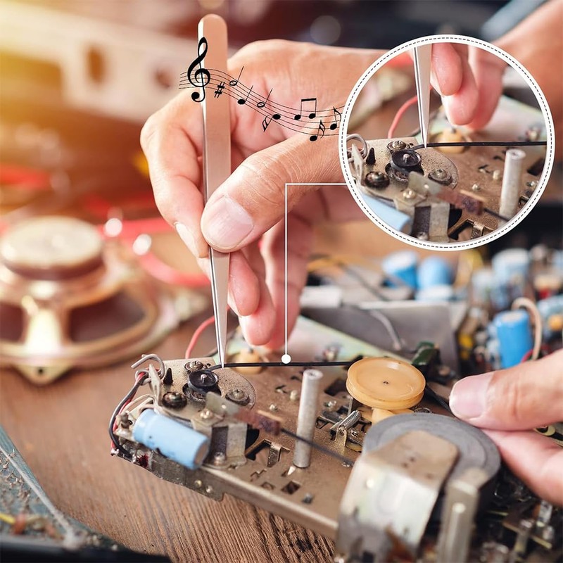 VYZUTR 56 Pieces Square Cassette Tape Machine Belt Connecting Tape