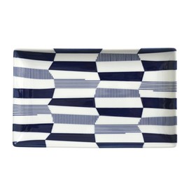natural69 Hasami Ware Swatch Rectangular Plate, Jiggi/Natural 69 Scissors, Tableware, Swatch Render, Square Dish, Microwave, Dishwasher Safe, Made in Japan, Stylish, Cute, Nordic Japanese Tableware