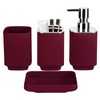 4Pack Bathroom Accessories Set, Bohemian Bathroom Sink Set, Contain Soap