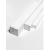 PVC Square Bar 15 x 15 mm Long 500 mm