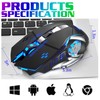 UrbanX Bluetooth Mouse, Rechargeable Wireless Mouse Multi-Device (Tri-Mode:BT 5.0/4.0+2.4Ghz) with