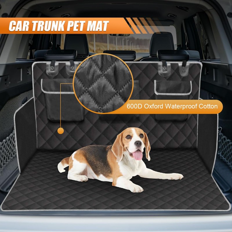 Tuxihapp SUV Cargo Liner for Dogs, Universal Scratchproof Dog Trunk
