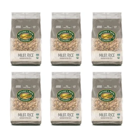 Nature's Path Organic Millet Rice Flakes Cereal, 32 oz (Pack of 6), Non-GMO, Earth Friendly Packaging
