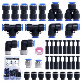 Ailbiuko 40 PCS 1/2" Pneumatic Quick Connect Air Hose Fitting Kit