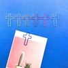 Cross Paper Clips with Ribbons and Pen Clips, Bible Study