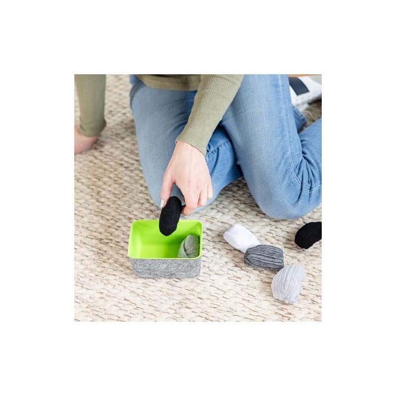 Three by Three Seattle felt·like·it! Deep Organizer Tapered Storage Bins