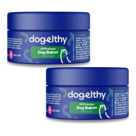 Dogelthy Pack De 2 Bálsamos Hidratantes Para Perro En Tarro