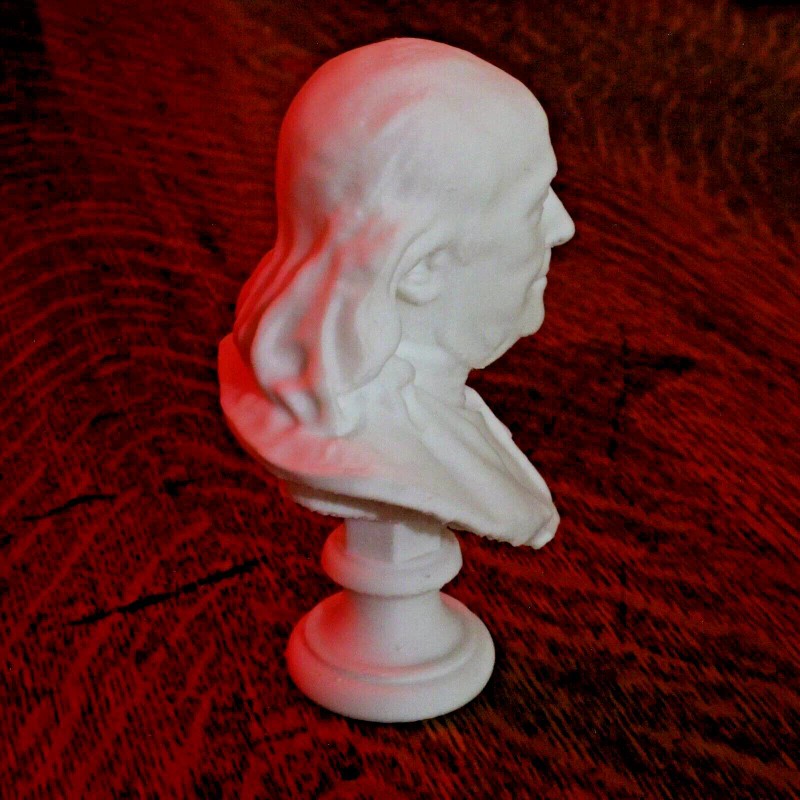 Benjamin Franklin - Mini Bust - 4 Inches