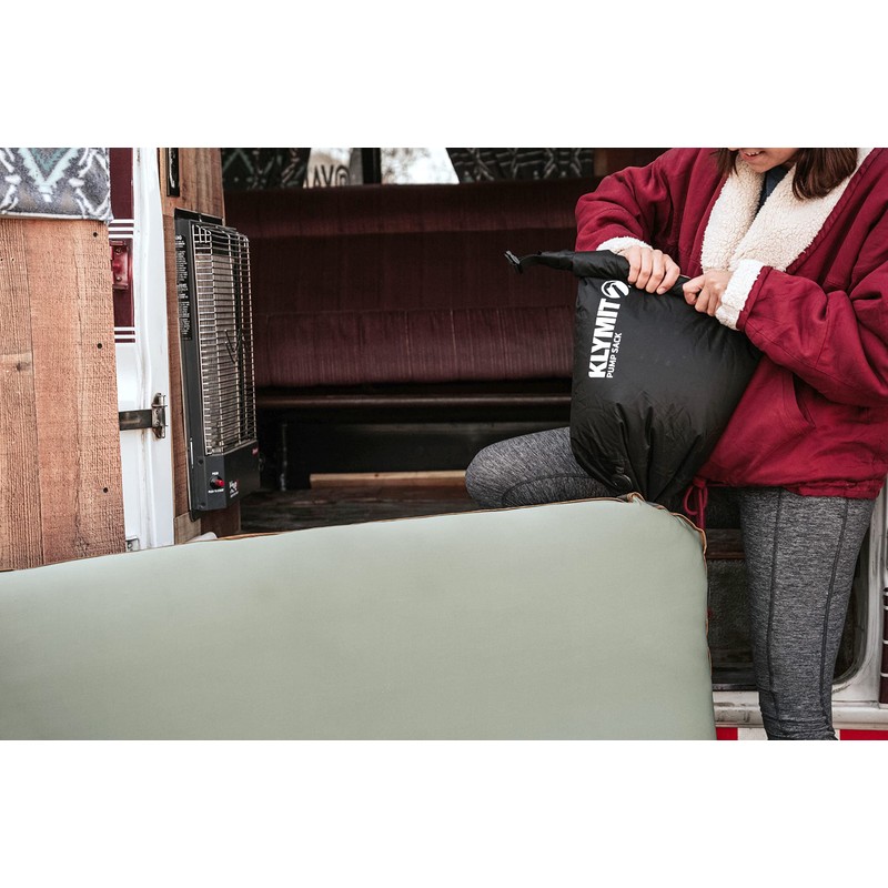 Klymit Pump Sack Grey - Rollable Efficient Pump Bag, Size