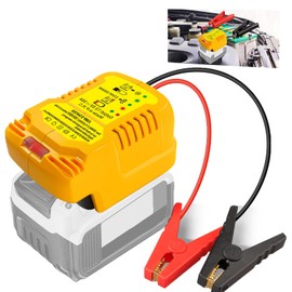 Car Jump Starters Adapter Compatible with DeWalt 20V MAX Batteries with 11AWG Jump kit Cable for use with Trucks, SUVs, Full-Size Cars, Small Compact Cars Vehicles