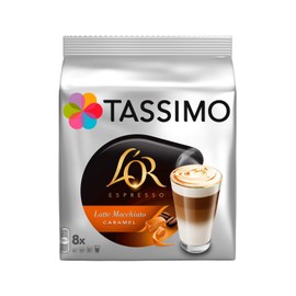TASSIMO L'Or Latte Macchiato Caramel 16 Discs / 8 Servings