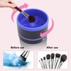 Makeup Brush Cleaner Machine Deep Cleansing Portable Cosmetic Brush Cleaner