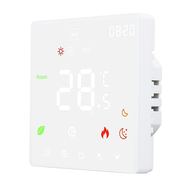 Smart Thermostat Touch Screen Programmable Floor Heating Thermostat for Gas