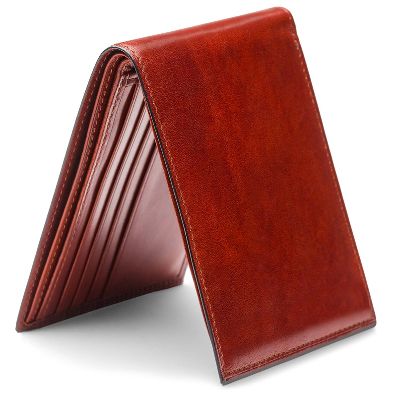 Bosca Men's Wallet, Old Leather 8-Pocket RFID Wallet for Men,