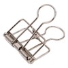 50Pcs Metal Hollow Binder Clips Multipurpose Durable Paper Clamps for
