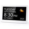 Raynic Alarm Clock, 7 Inch Digital Calendar Clock with 12
