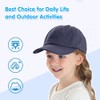 Plain Toddler Baseball Hat Unisex Cotton Kids Trucker Hat Adjustable