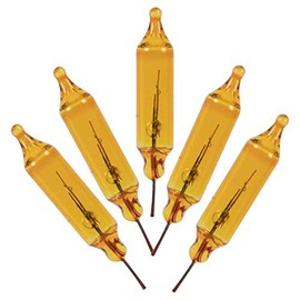 Yellow Mini Bulb 2.5 Volt 170mA 50/Bag