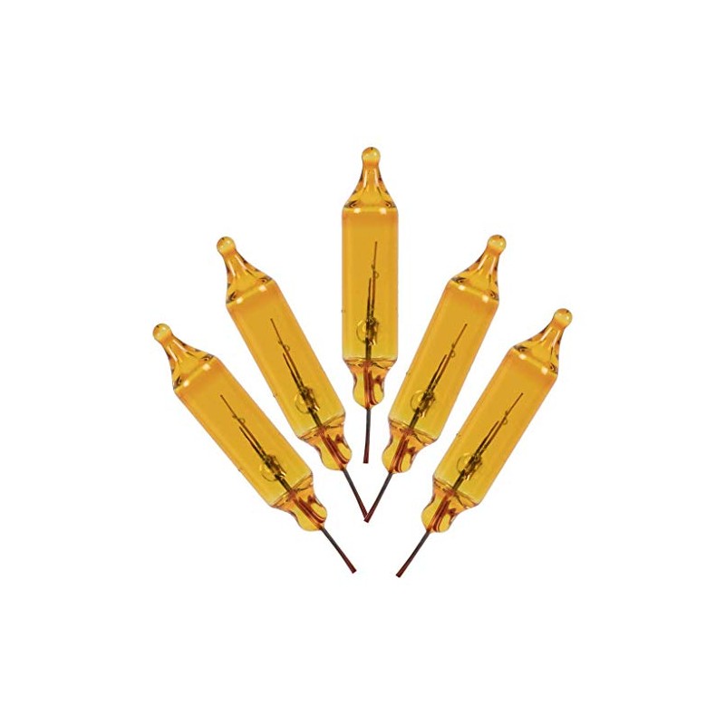 Yellow Mini Bulb 2.5 Volt 170mA 50/Bag