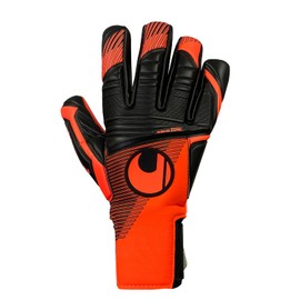 uhlsport Game Soccer GK Keeper Gloves Megnan Absolute Grip Half Negative 101130902 20 8 Black x Red