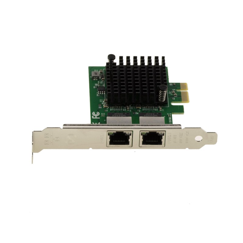 KALEA-INFORMATIQUE PCIe Network Controller Card 2.5G 2 Gigabit Ethernet Ports