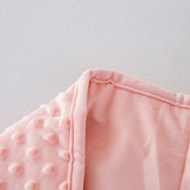 MENHIRY Weighted Blanket with Minky Duvet All Season,Reversible Soft Heavy Weighted Blanket for Adult Pink(7lb,40in*60in)