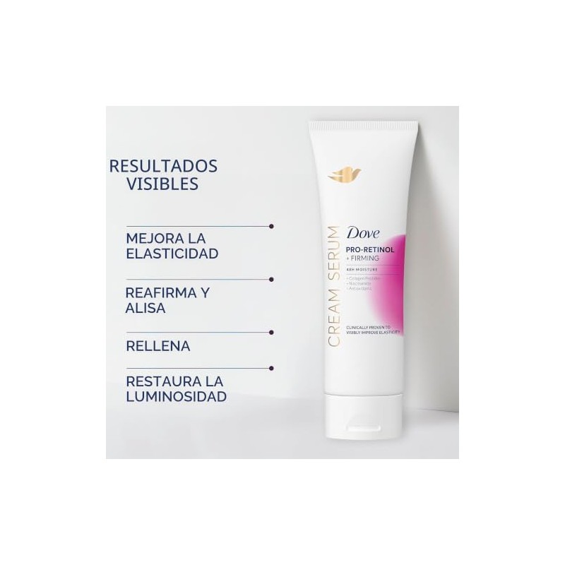 Dove Sérum Crema Corporal Pro Retinol Reafirmante Péptidos Colágeno Niacinamida