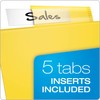 Oxford Binder Dividers with Pockets, 3 Pack, 5 Multicolor Tabs