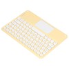 Touch Wireless Keyboard Round Keycaps Ergonomic Design Ultra Thin Smart