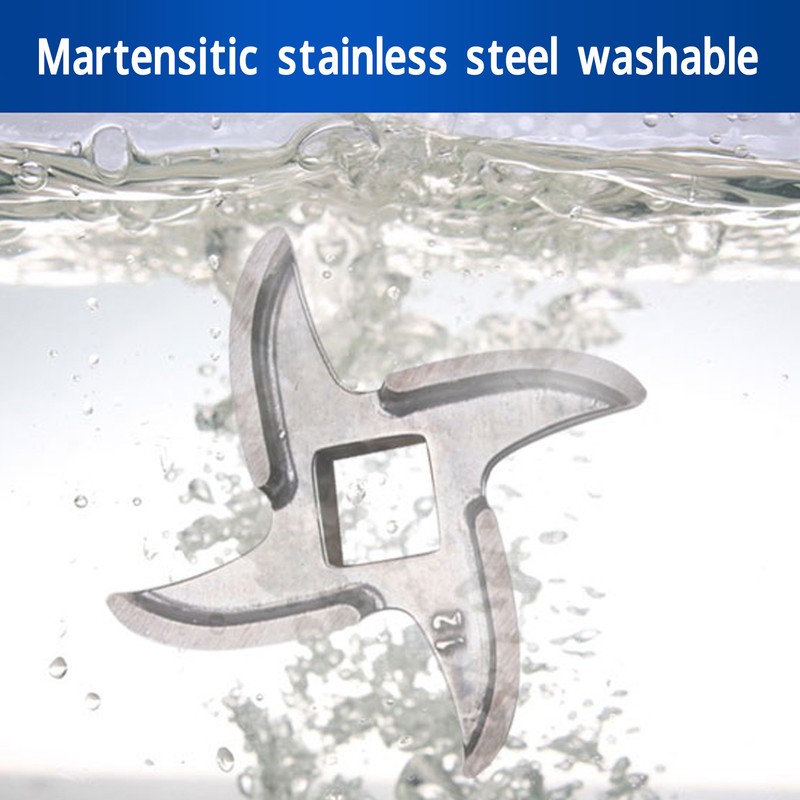 Meat Grinder Blade 12 Type Stainless Steel Mincer Knife Cross