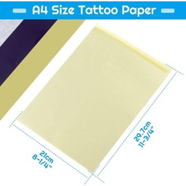 Tattoo Transfer Paper - Yuelong 30 Sheets Tattoo Stencil Paper Thermal Stencil Paper 4 Layers A4 Size DIY Tattoo Tracing Paper for Tattoo Transfer Kit Tattoo Supplies