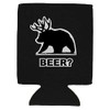 Beer Bear Collapsible Can Coolie (Black)