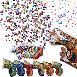 Pack of 30 Confetti Cannons for Parties, Biodegradable Confetti Cannon Set, Party Popper for Carnival, Birthday Parties, Weddings, Anniversaries, New Year and Events