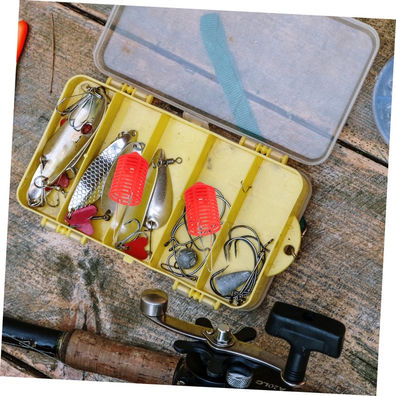 Outanaya Fishing Bait Cage Trap Net 2pcs Fish Holder Bait