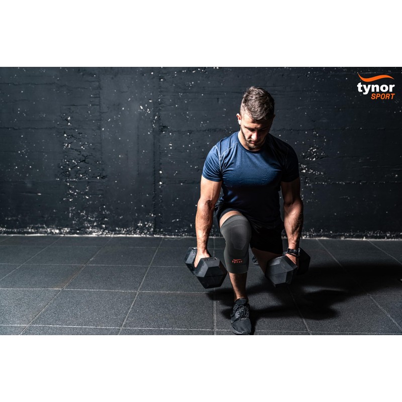 Tynor Knee Cap Air Pro, Black & Green, Large, Pack