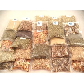 Sacred Tiger Culinary 20 Herb Starter Kit in a Nice Storage Box Kitchen, Cooking, Baking, Seasoning, Spices, Seeds, Leaves, Sticks, Dried Herbs