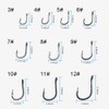 BiaoGan 500PCS Small Fishing Hooks, Assorted 10 Sizes(3#-12#) Fish Hooks
