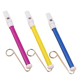 SensaBliss 3pcs Slide Whistle Musical Instrument for Kids Whistle Musical Instrument Toy Whistle Sliding Instrument with Stainless Steel Sliding Rod Oral Strength Training Shock Resistant Instrument