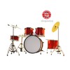 Handmade Red Miniature Drum Kit 15cm Height