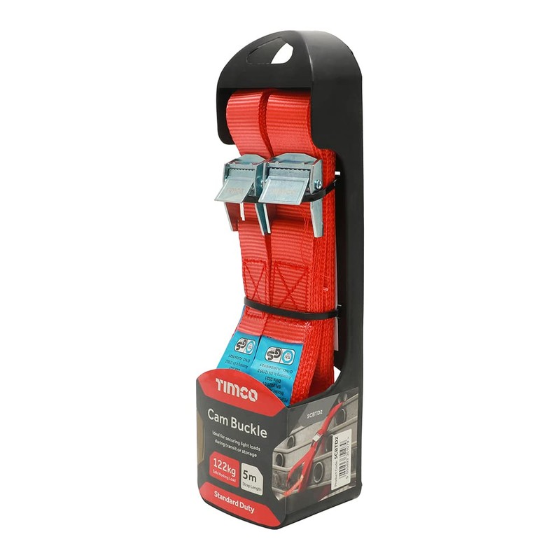 TIMCO Cam Buckles - Standard Duty - 5m x 25mm