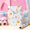 Homeral Baby Shower Wrapping Paper Roll for Girls , Reversible