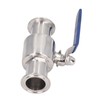Sanitary Ball Valve Stainless Steel Quick Install Water Clamp Valve