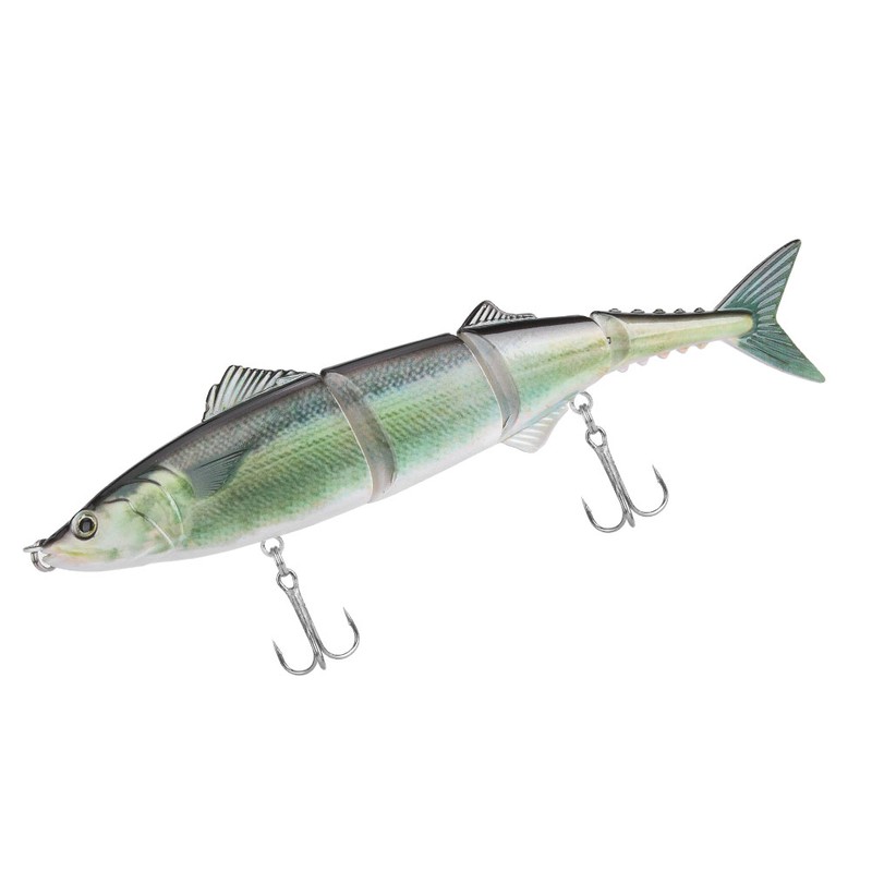 Multiple Segments Bait Fish Lure with Treble Hook Sea Fishing