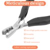 Hair Extension Pliers Tool for Fusion and Keratin Bond, Flat